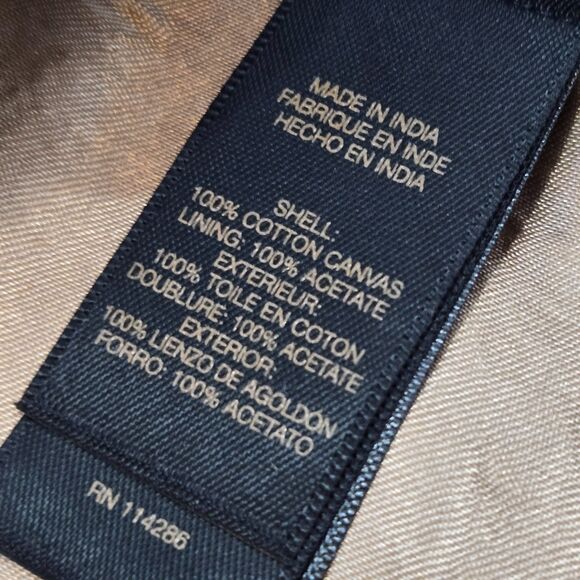 Frye Womens Moto Motorcycle Jacket Size Small Mauve Clay Canvas Denim Urban Boho - Picture 10 of 11